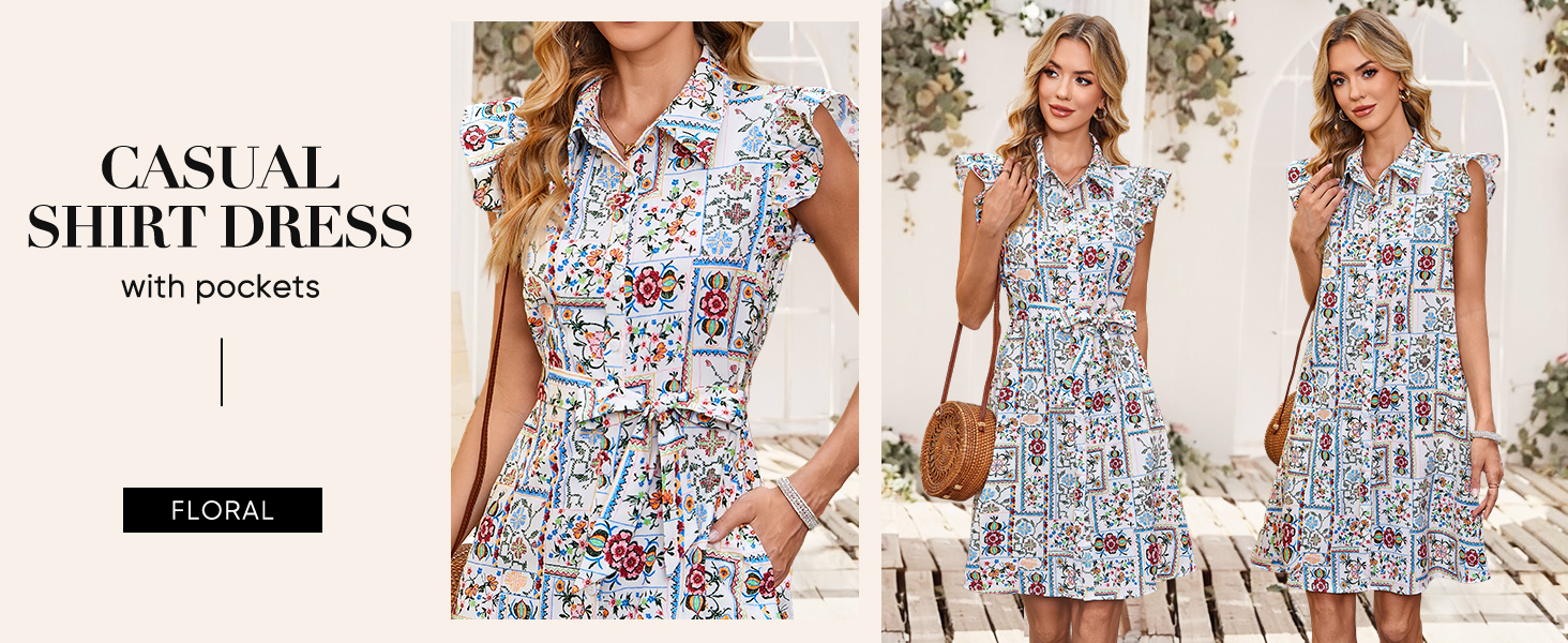 women flutter sleeve dress