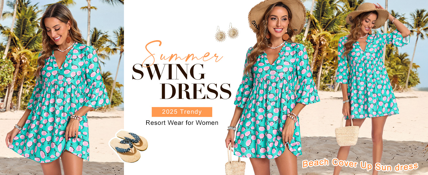 sun dresses for women 2025 vacation